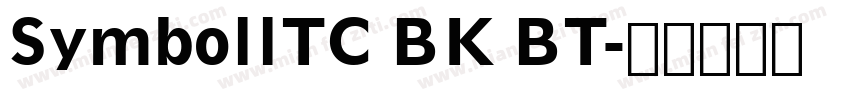 SymbollTC BK BT字体转换